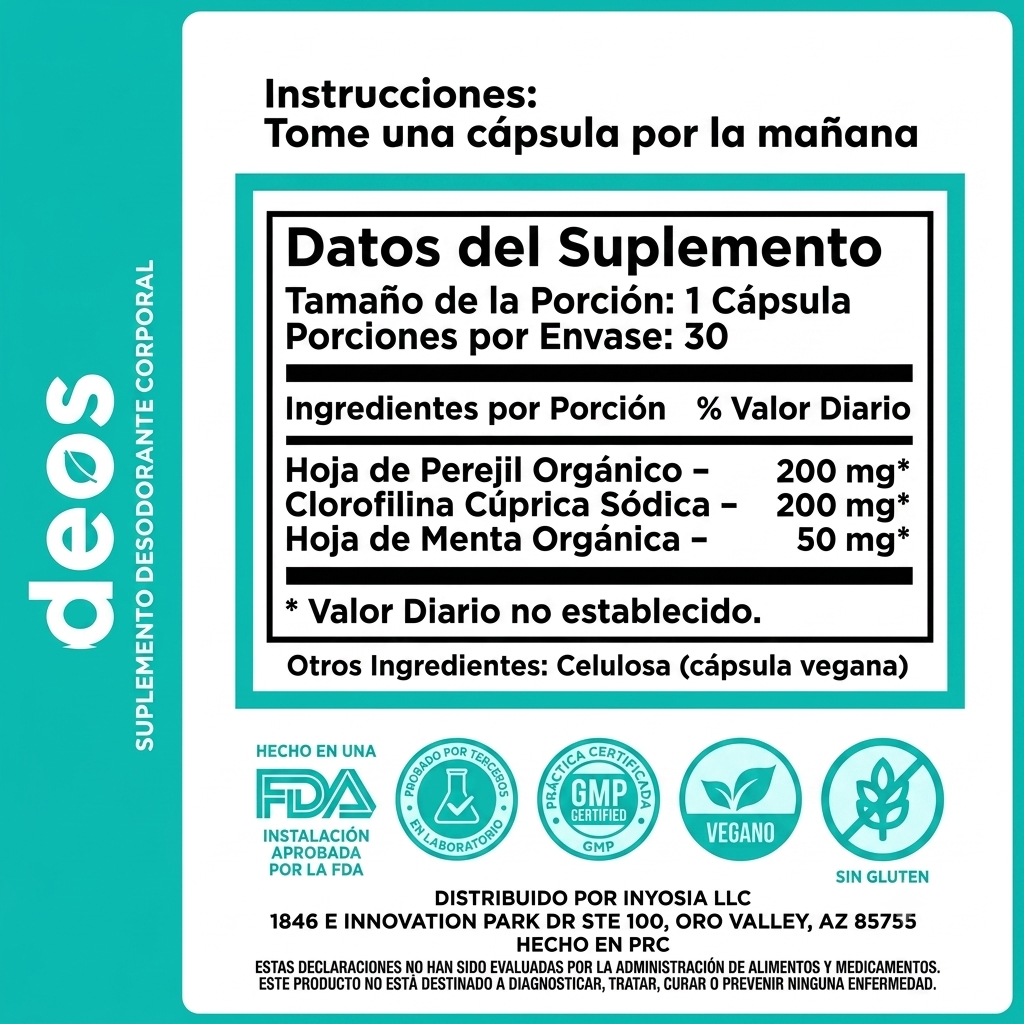 Deos Elimina Mal Olor
